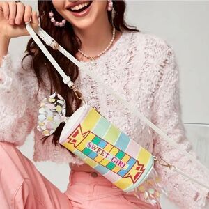 Sweet Tart Sweet Girl Unique Candy Crossbody Novelty Bag